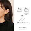 S925 Sterling Silver Stud Earrings - Trendy, Lightweight, Simple Luxury for Women (2025)