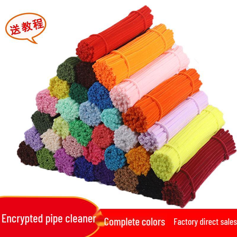 DIY Children's Craft Kit: Macaron Chenille Pipe Cleaner Bouquet