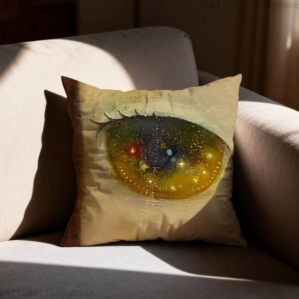 Creative Yoshitomo Nara  Pillow Case Sofa Living Room Bedroom Headboard Backrest Cushion Square Cushion Nap Time