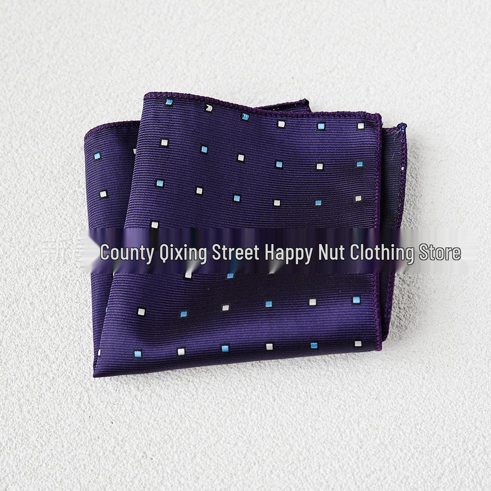 Britischer Retro-Blumen-Einstecktuch: Herren Business-Anzugtaschentuch im koreanischen Stil Formale Kleidung Accessoire