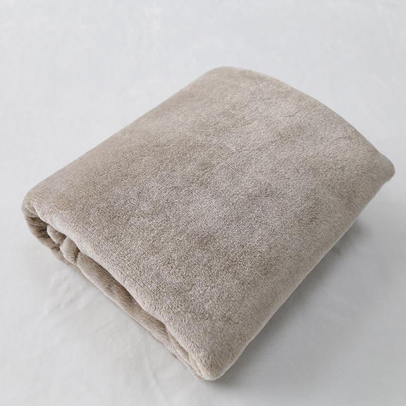 Flannel Blanket, Air Conditioning Blanket with Buckle Nap Blanket Sofa Blanket Small Blanket Office Nap Blanket Leisure Blanket