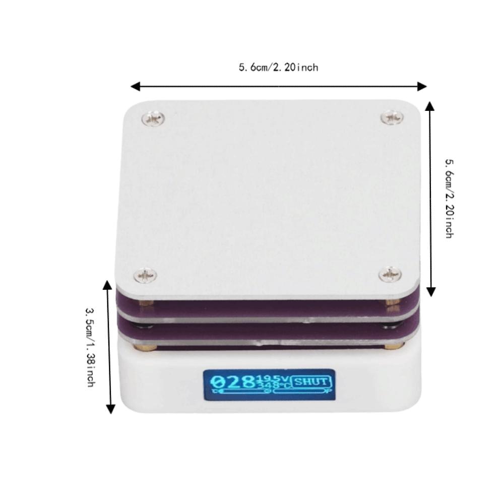 Aluminum Alloy Soldering Station Hot Plate White Smart Thermostat Soldering Plate  For Laboratory
