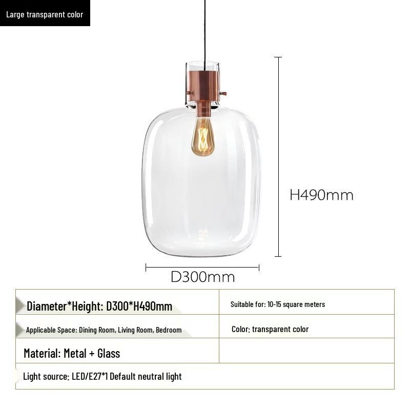 Nordic Minimalist Pendant Light: Elegant Designer Lighting for Restaurant, Bar, Bedroom, Stairwell, or Bedside