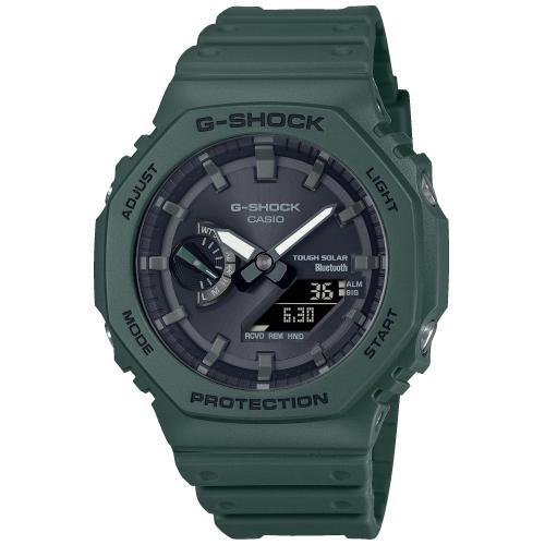 

CASIO G-SHOCK NEW OAK Forest Green - Tough Solar, Bluetooth® GA-B2100-3AER