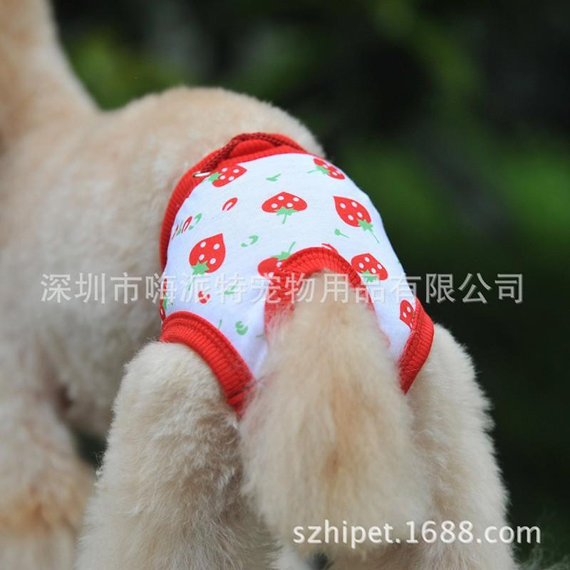 Dog Menstrual Panties Female Dogs Comfortable Cotton Period Underwear Teddy French Bulldog S M L XL