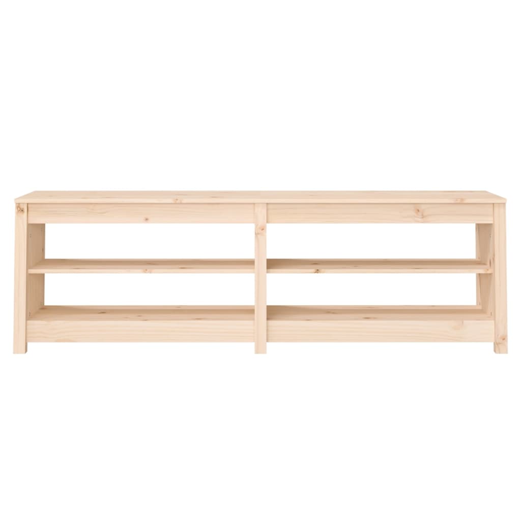 Shoe Organisers Shoe Bench 160X36.5X50 Cm Solid Wood Pine