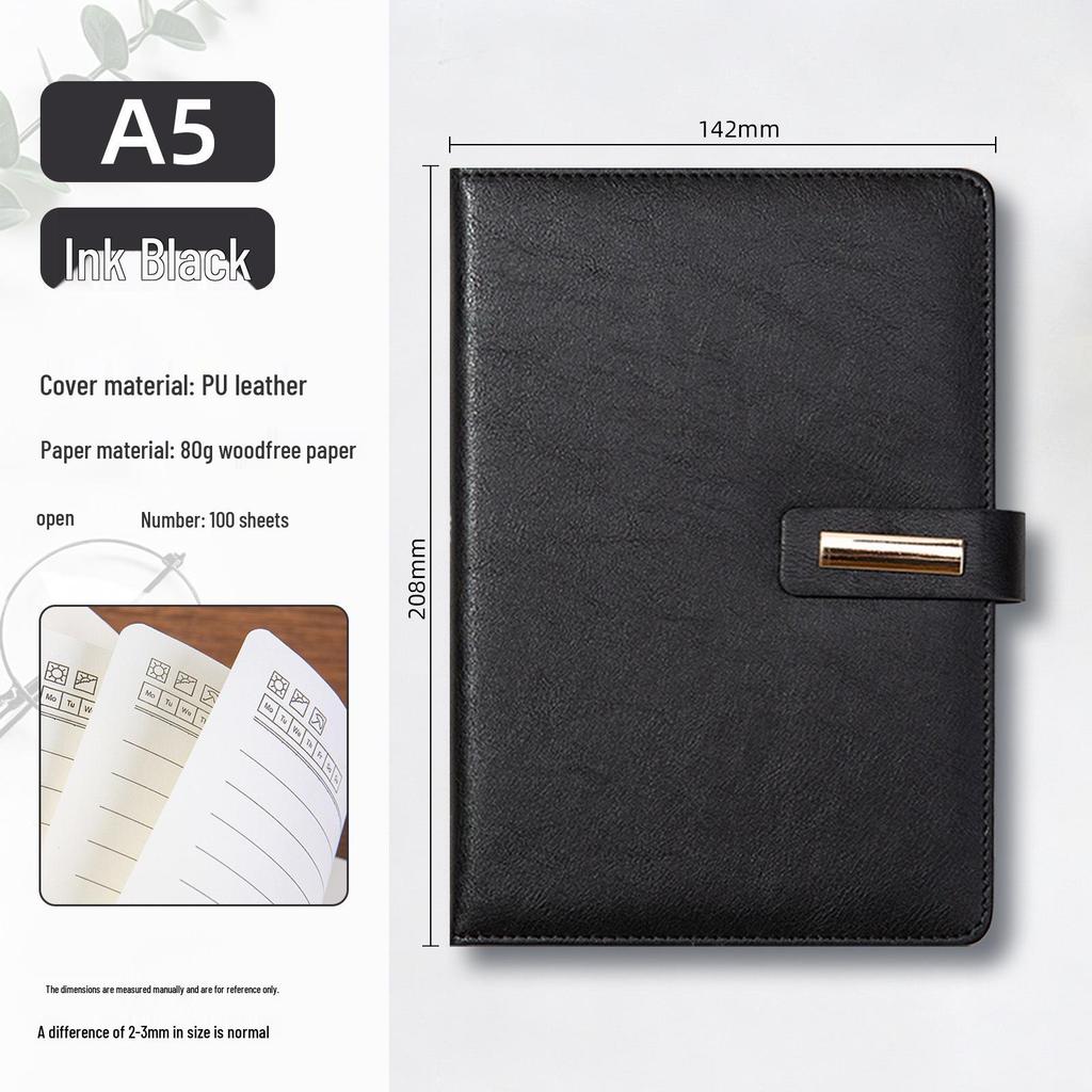 Luxury Business Notebook & Thermos Cup Set - Customizable Logo for Office Souvenirs