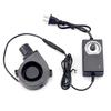 12V DC Port 7530 9733 Blower Cooling Fan Speed Controller Barbecue Fan Air Blower for Picnic Stove Cooking Adjustable Power