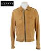 Side-zip Suede Single Rider Jacket Jacket M beigeUsed