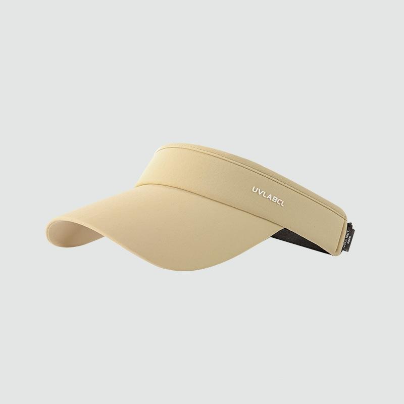 Sommer Atmungsaktiver Sonnenhut Anti-UV Schnelltrocknender Sport-Visier Leere Oberseite Verstellbar Tennis Hut Laufen