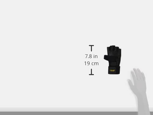 GOLD'S GYM EX Ultima Leather Gloves G3433 Men's Large Black Approx. 9.9 Inches (23 Cm)