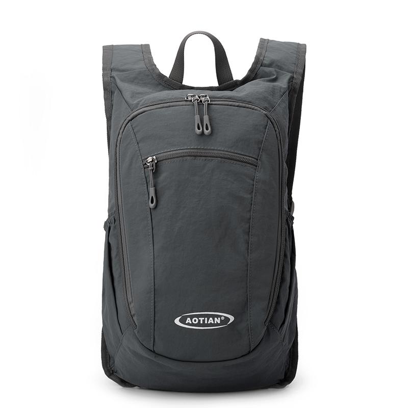 Damen Rucksack Einfarbig Leicht Outdoor Studenten-Reisetasche Multifunktional Faltbarer Rucksack