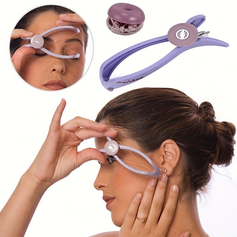 1 Manual Facial Hair Remover Eyebrow and Cheek Spring Thread Tool No Battery Required