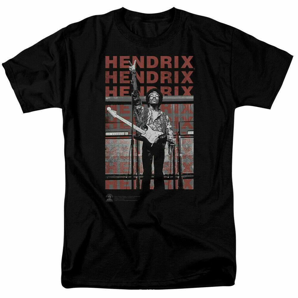

26 Jimi Hendrix Give It All T Shirt Licensed Rock N Roll Music Band Tee Black Unisex T-Shirt S