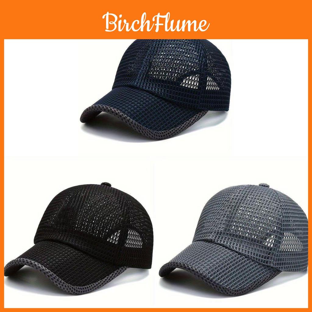 Summer Mens Baseball Cap With Breathable Linen Material And Adjustable Fit For Outdoor Sun Protection