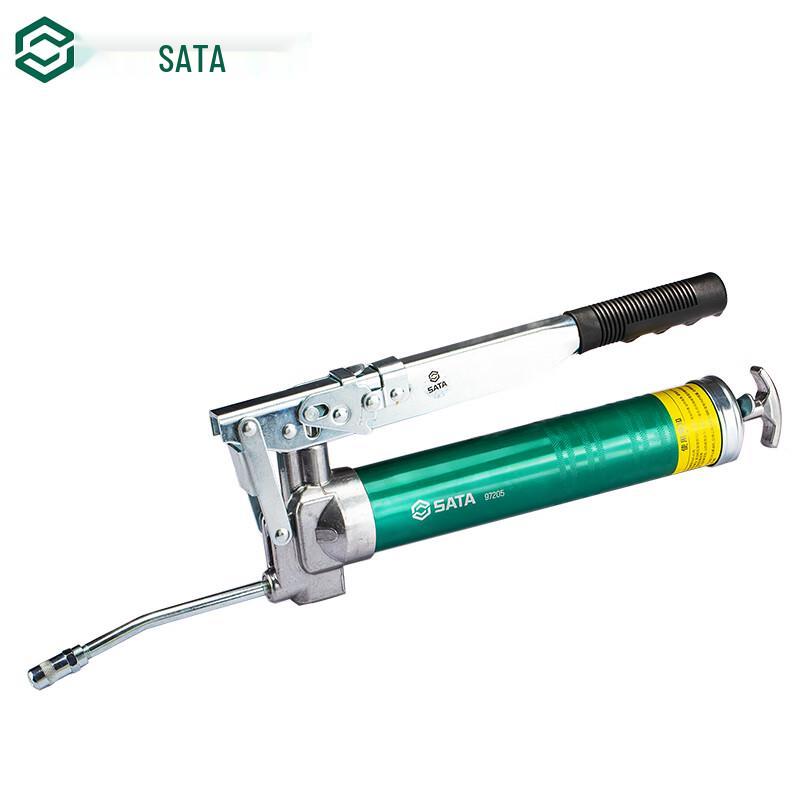 SATA 97205 Effort-Saving High-Pressure Manual Grease Gun 400cc