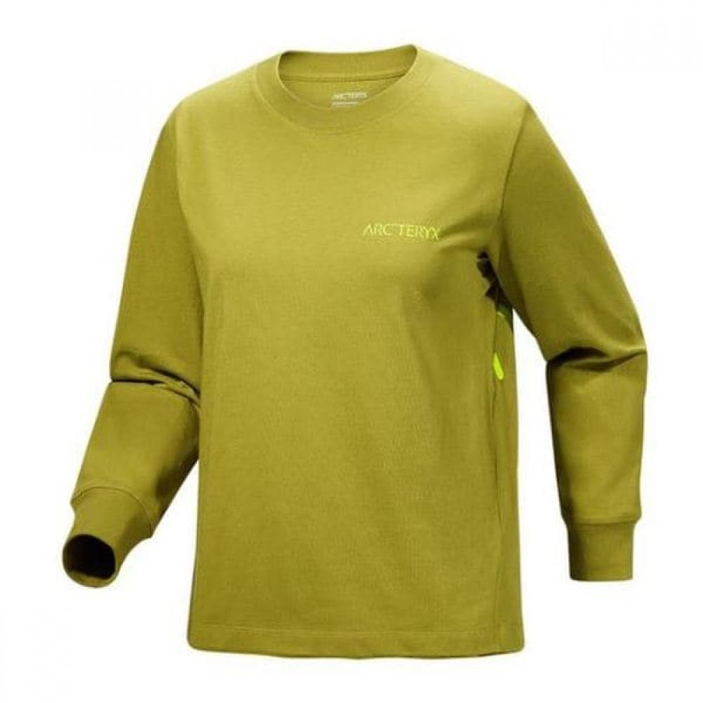 Arc Teryx Fw25 Crag Cotton Bird Crew Neck Shirt Ls Women Atpfw08469