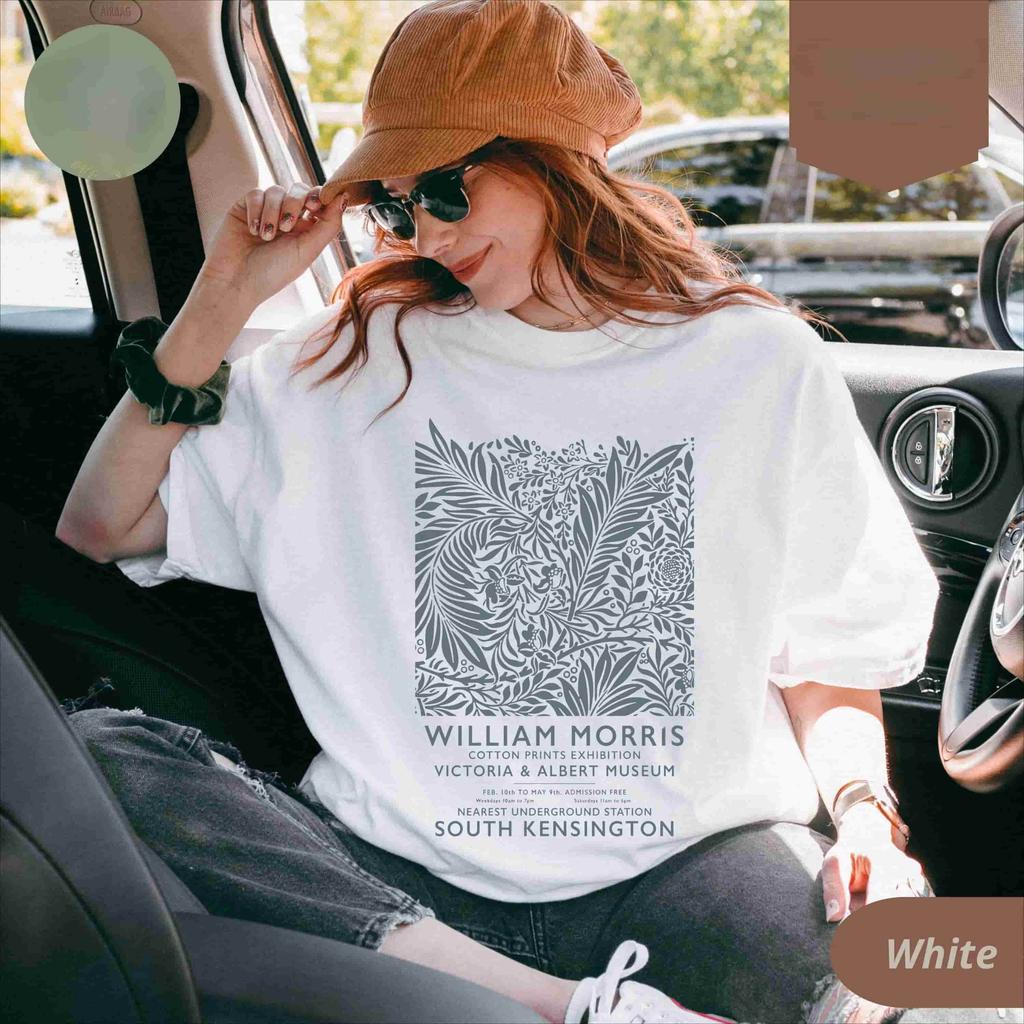 2026 Retro Floral T-Shirt Cotton and Breathable Short Sleeve Streetwear Oversized Loose Casua