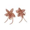 Chic Pink Beaded Flower Necklace 2026: Elegant Collarbone Chain for Women