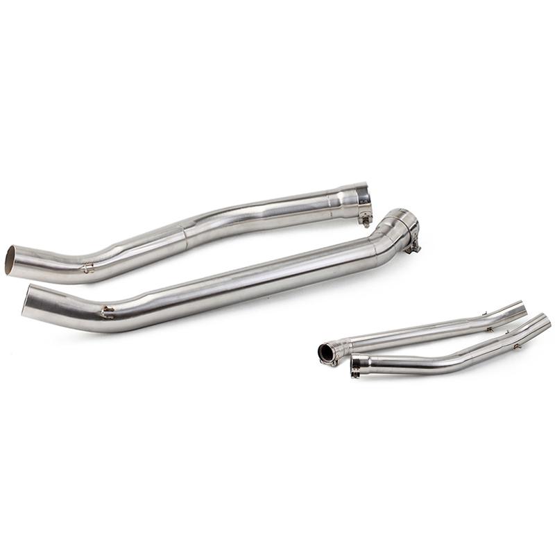 Slip-On für Kawasaki ZZR1400 Ninja ZX14R ZX14 2006-2016 Motorrad Auspuff Mittelrohr 51mm Escape Moto Schalldämpfer Mittelrohr
