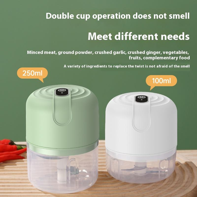 USB Portable Meat Grinder Vegetable Chopper for Kitchen Gadgets Electric Kitchen Food Chopper Mini Garlic Masher crusher
