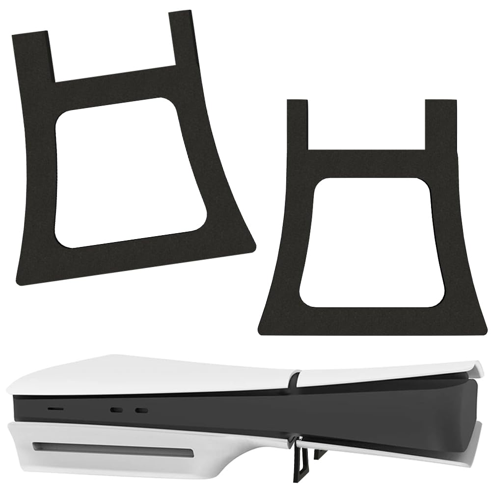 

AllBright Horizontal Stand for Heat Left and Right Black PS5, Dissipation, Anti-Tip, Anti-Scratch, Set, білий