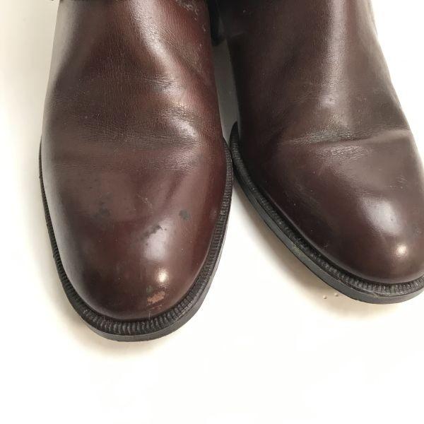 Munsingwear Leather Engineer Long Boots Brown Size 7.5 25.5cm Made in Japan(USED)