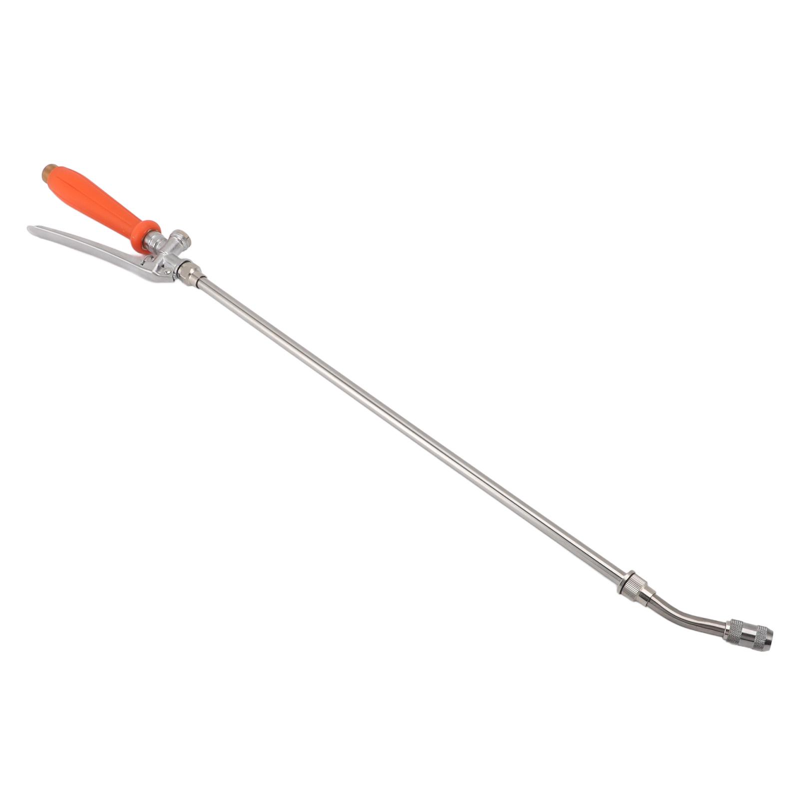 Распылительная трубка из нержавеющей стали, регулируемая, с медной насадкой, распылительная штанга для полива растений, чистки автомобиля