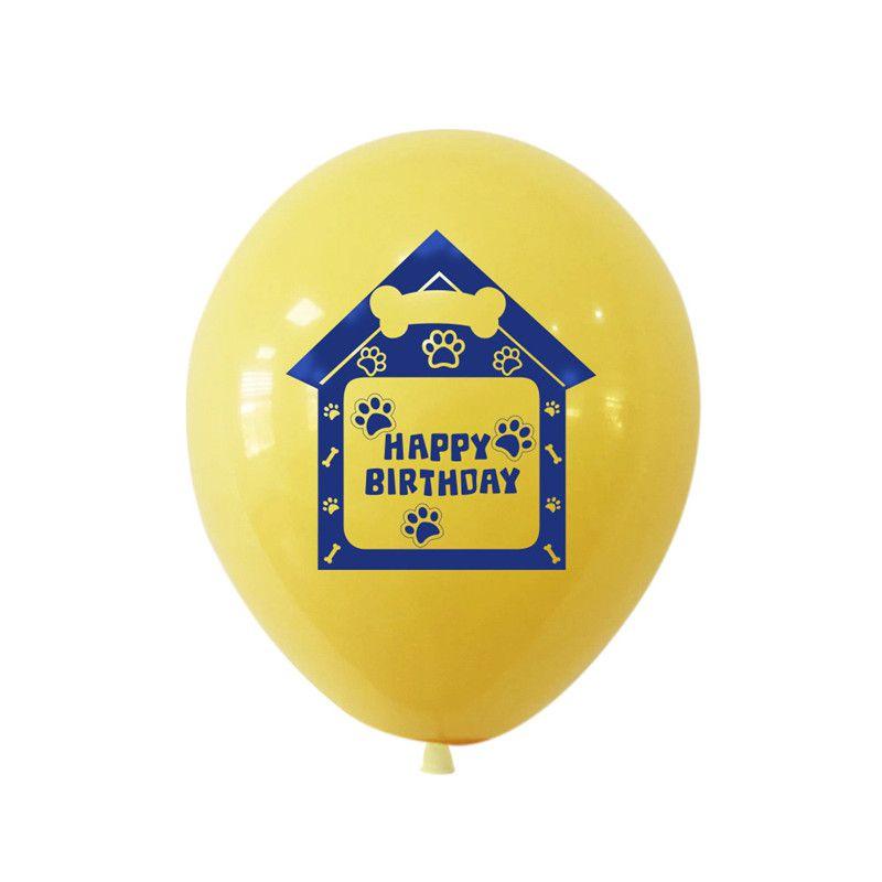 Patrol Kids Paw Birthday Party Decoration Set Banner Cake Topper Cartoon Balloon