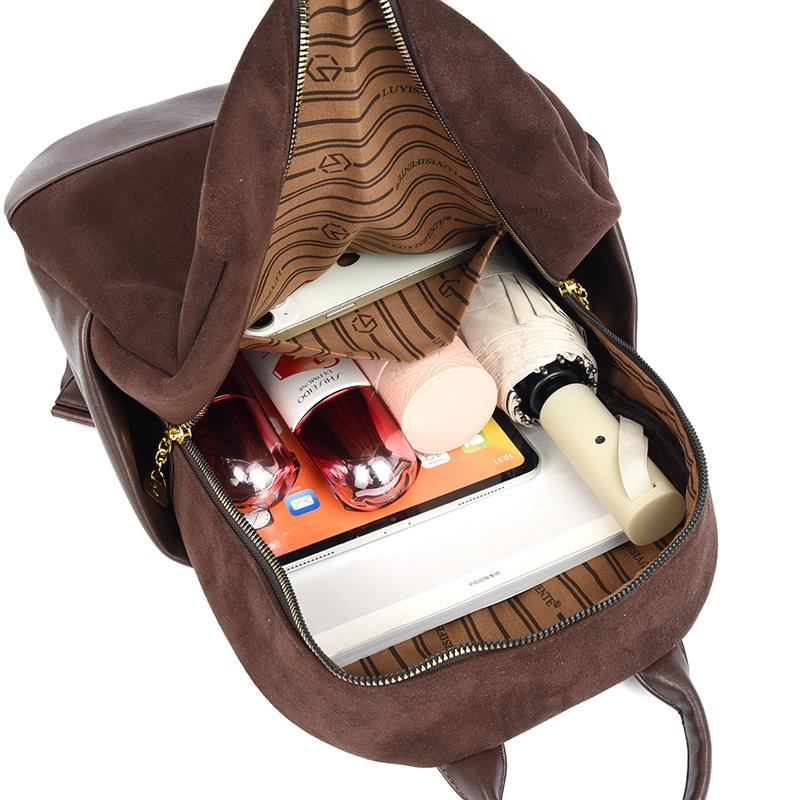 Stitching Backpack Anti-Theft Women's Backpack Large Capacity Student Schoolbag