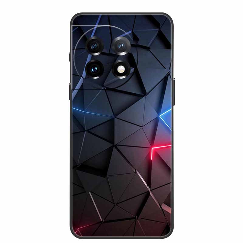 For One Plus 11 Case Marbled Granite Stone Texture Phone Cases for Oneplus 11R Shockproof Soft Cover on for Oneplus11 5G Silicon