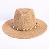 Popular European and American Classic Hollow Breathable Wide-brimmed Straw Hat Spring and Summer Fashion Men's and Women's Outdoor Sunscreen Hat
