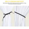 1 Paar Vorhangseile Raffhalter Dekorative Handgefertigte Raffhalter Vorhanghalter Halter Kordel mit 2 Metallschraubhaken