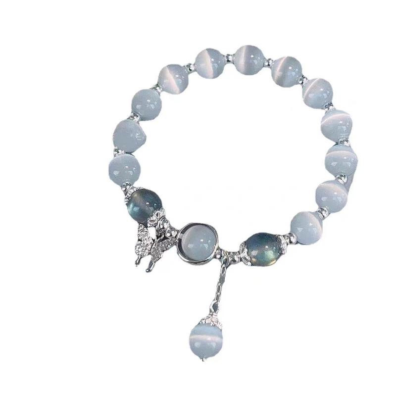 Bracelet Strand Beads Korean Fashion Jewelry for Women Non Fading Charm Hand Decoration Accessories Girls Gift