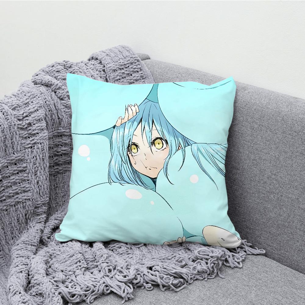 Cute Rimuru Tempest Pillow Case Soft Cushion Cases for Farmhouse Sofa Decor Home Decorations and Protector Pillow Case