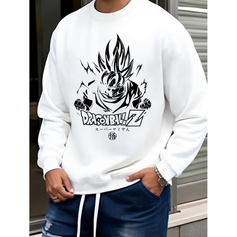 

Dragon Balls Oversized Crew Neck Sweatshirt, 4-Way Stretch Fabric, Flexible Layering & Daily Wear S