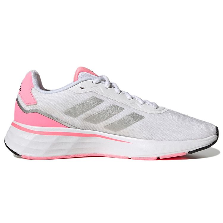 Adidas Start Your Run White Beam Pink Women Sneakers Cloud-White Silver-Metallic GY9232