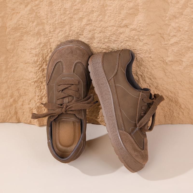 Genuine Leather Women Shoes Flat Soft Ladies Casual Shoes Brand Black Brown Comfortable Plus Size 41