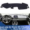 Auto Dashboard Cover Dash Mat Board Pad Carpet Dashmat Anti-UV Mats for Mazda MX-5 Roadster Miata ND 2015-2023