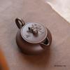 Chinese Tradition Yixing Purple Clay Teapot Hand-carved Gourd Tea Pot Handmade Beauty Kettle Household Zisha Teaware 200ml