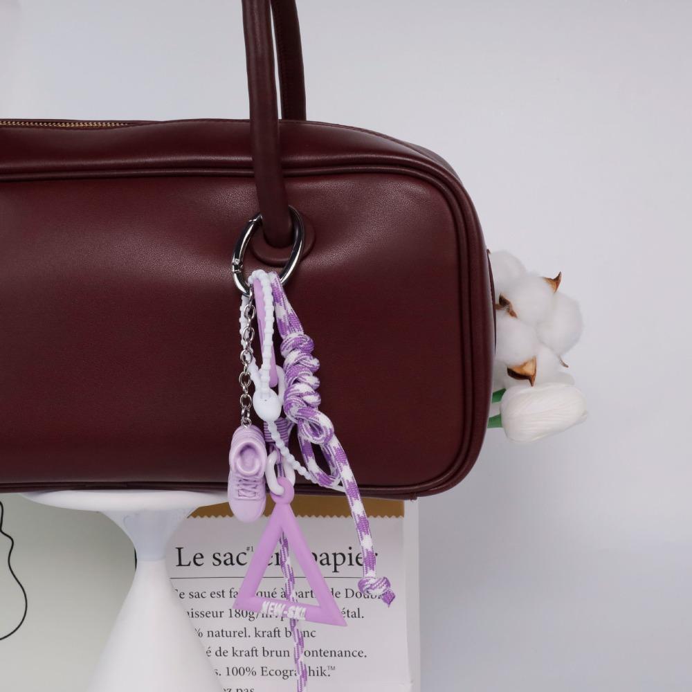 

Брелок ручной работы в спортивном стиле, противоутерянный, корейский шарм, веревочное кольцо для ключей, Y2K модный подвес для сумки, для девочек Style 4