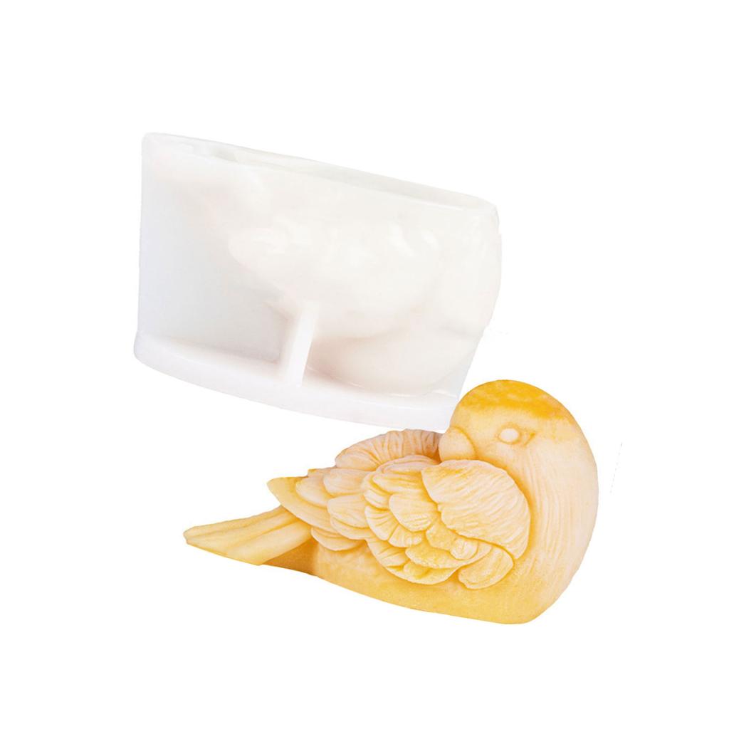 Flexible Silicone Mousse Cake Mold Realistic Parrot Shape Chocolate Baking Mould Bakeware for Parties and Celebration