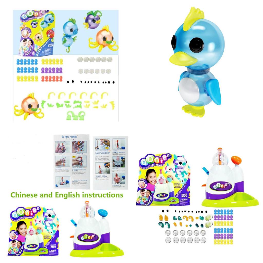 Oonies Nachfüllpack Klebriger Ball Blasenaufbläser Kinder DIY Lernspielzeug