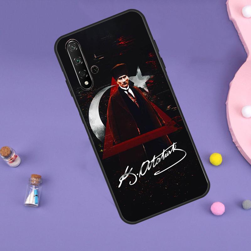 Türkei Mustafa Kemal Atatürk Für Huawei Nova 7i 8i 11i 12i 12s 9 10 SE Y60 Y61 Y70 Y72 Y73 Y90 Y91 P20 P40 P30 Lite Hülle