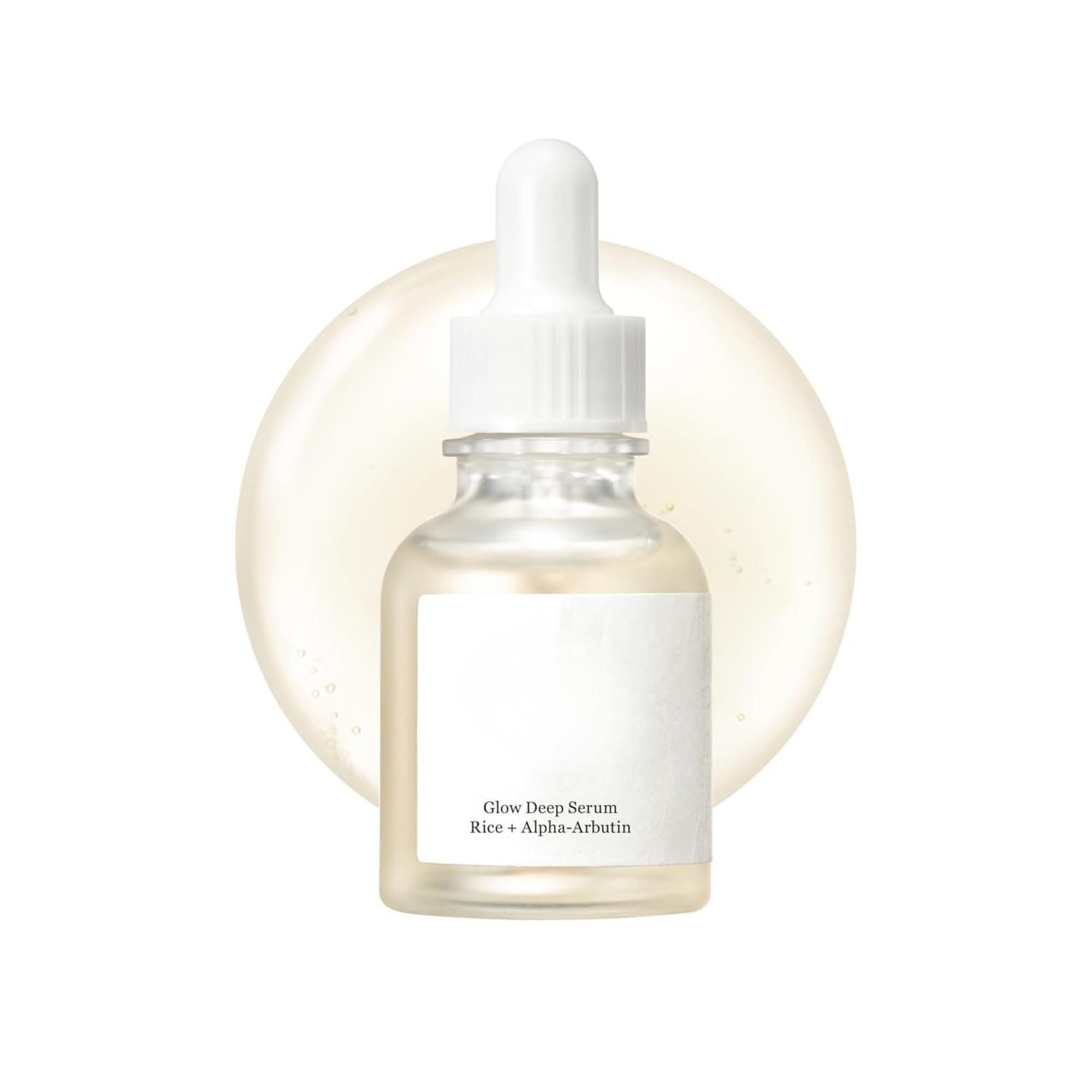 liss beauty Glow Deep Serum with Rice Bran Water and Alpha Arbutin 30ml Korean Face Serum for Brightening Even Skin Tone and Dark Spot Care Hydrati