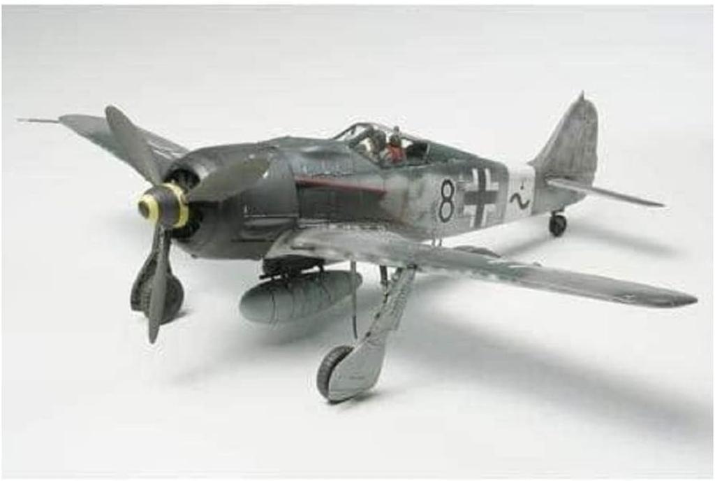 Tamiya 1/48 Masterpiece Series No. 95 German Air Force Focke-Wulf Fw190 A-8/A-8 R2 Plastic Model Kit 61095