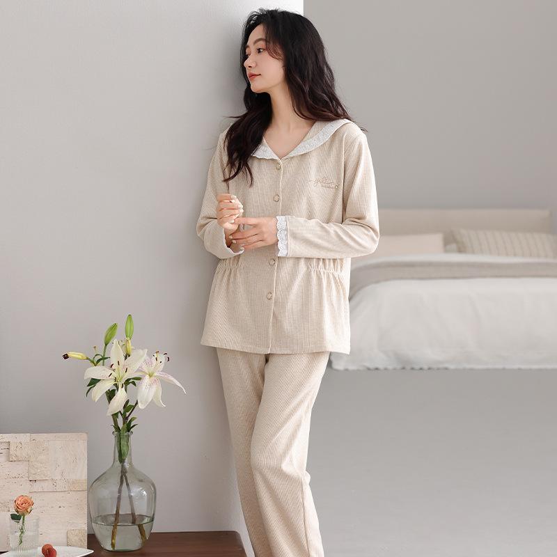 Pajamas Women'S Autumn And Winter German Velvet Thermal Long-Sleeved Trousers Winter Women'S Thin Velvet Loungewear Set