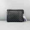 [Pre-Owned] Pochette Voyage MM 'Black Damier Graphite Canvas' - Good #VW7EK