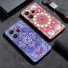 Mandala Style Pattern Soft Phone Case for Xiaomi Redmi Note 12 13 14 15 Pro Plus 11 12S 11S 11T 10 4G Black Cover Back Shell