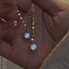 Retro Korean Style Rhinestone Clavicle Necklace for Women - Trendy, Simple, & Fashionable Jewelry